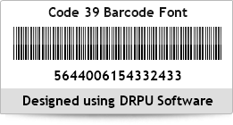 barcode font code 39